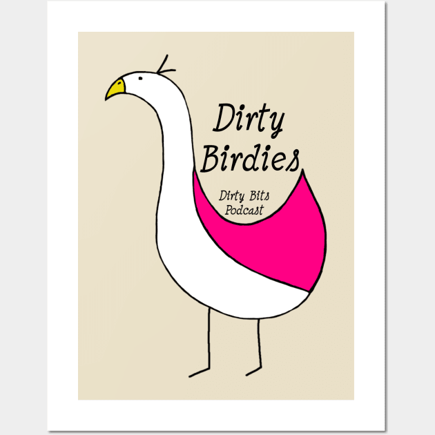 The Dirty Birdy - Dirty Bits Vintage Wall Art by DirtyBits